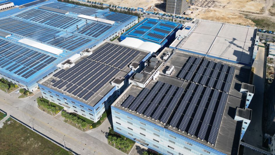 paneles solares industriales