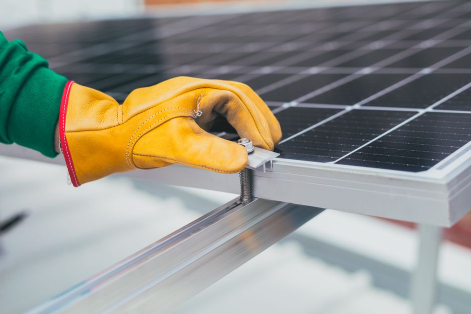 solar panel installation